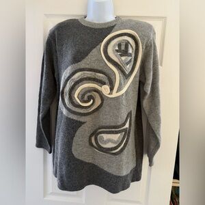 Grey Wool Blend Sweater | Women’s Size S | New with Tags